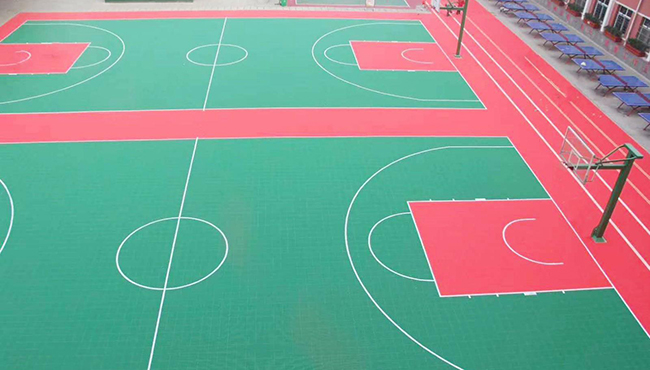 懸浮式拼裝地板-籃球場